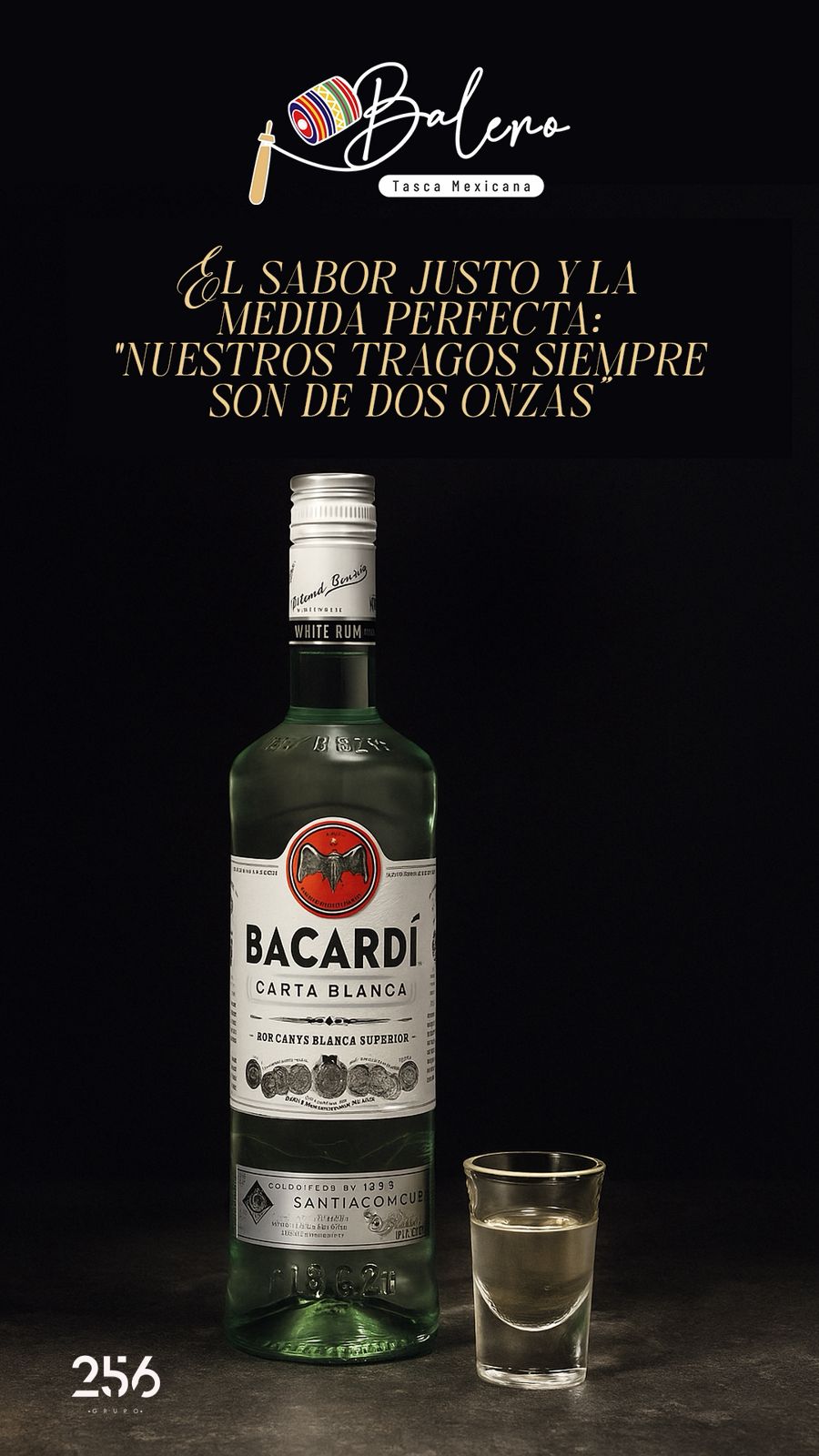 Tragos de dos onzas